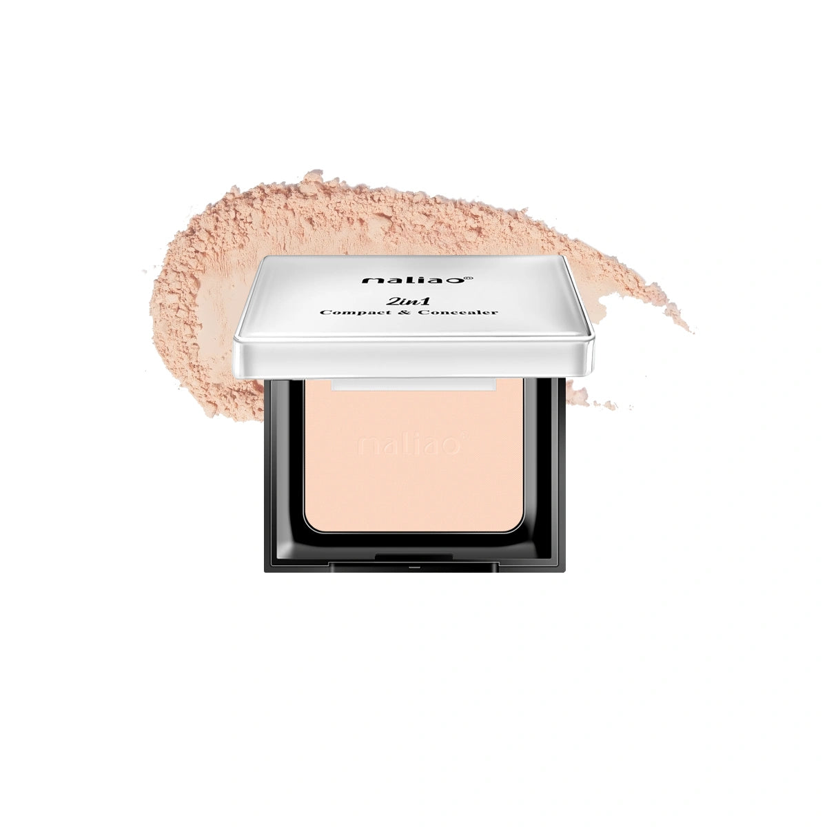 Maliao 2 in 1 Compact & Concealer - HD Finish, Long-Lasting, Lightweight